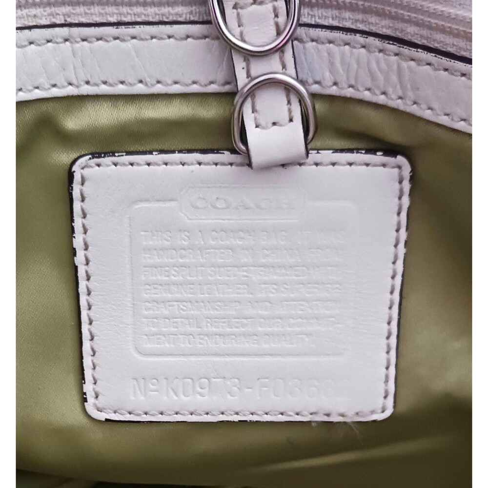 Coach Optic Signature C Logo Suede Gallery Lg Tote Ltd Edition 2010 - Picture 4 of 15